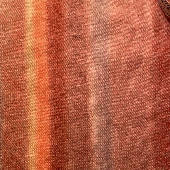 𝅺360 Cashmere Waterfall of Striated Colors Quarter Sleeve Cashmere Sweater - Picture 9 of 10